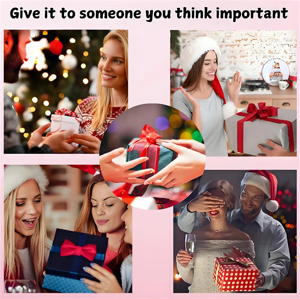 2025 New Valentine's Day Gift  Rose Lucky Bag Love Heart Dangle Charm Fit Original Pan Bracelet DIY Women Jewelry Accessories