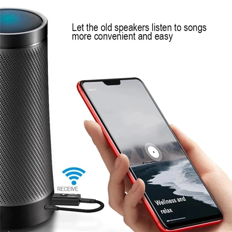 Bluetooth Audio Adapter Bluetooth USB Receiving Transmitter 2 in 1 Audio Transmitter Receiver