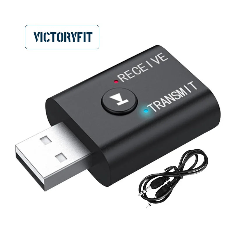 Bluetooth Audio Adapter Bluetooth USB Receiving Transmitter 2 in 1 Audio Transmitter Receiver